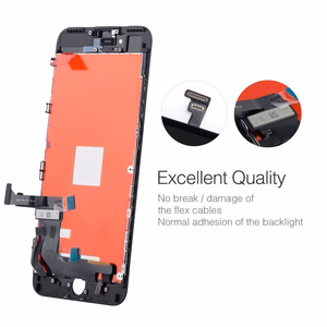 NCC LCD-näyttö iPhone 7:lle - valkoinen metallilevy Select