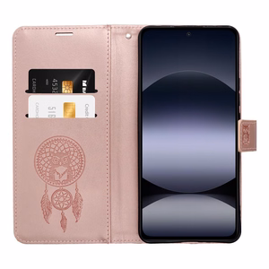 MEZZO Book Suojakuori XIAOMI Redmi Note 15 PRO 5G:lle dreamcatcher rose gold