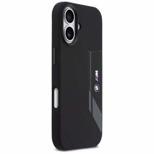 BMW M Silicon Vertical Logo MagSafe Suojakuori iPhone 17:lle - Musta