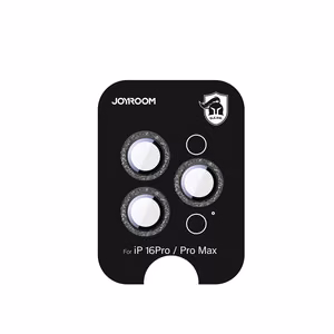 Joyroom JR-MSF0303 Lasi Näytönsuoja iPhone 16 Pro/16 Pro Max linsseihin - musta