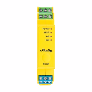Shelly RGBWW Pro WiFi 5-kanavainen DIN-kisko-valoohjain