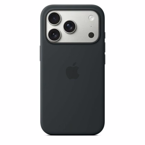 iPhone 17 Pro silikoninen suojakuori MagSafella – musta