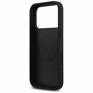 Guess 4G Printed Stripes MagSafe suojakuori iPhone 17 Pro:lle musta