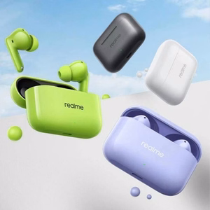 Langattomat kuulokkeet Realme Buds T200 neonvihreä
