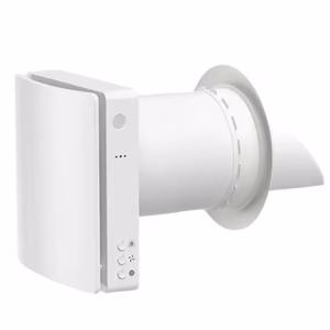 Single-room wall heat recovery ventilator for up to 46 m² with CO₂ sensor, Wi-Fi and Tuya, white