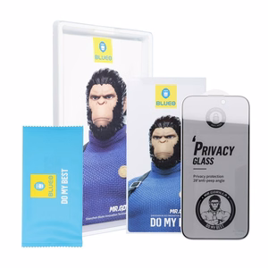 Mr. Monkey 5D Lasi Samsung Galaxy S26 Ultra musta (Anti-Peep Strong Privacy)