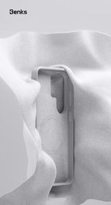 Benks Magneettinen Vita Pro Silikoninen Suojakuori (A050) Samsung Galaxy S26 Ultralle harmaa