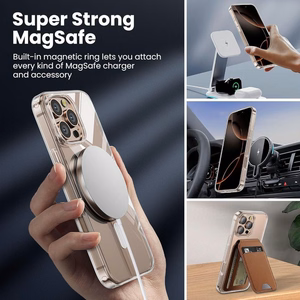 TP Flex MagSafe Suojakuori iPhone 16 Pro Max:lle - Läpinäkyvä