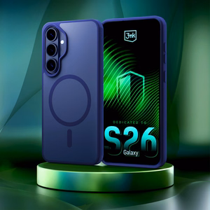 Samsung Galaxy S26 – 3mk Smoke MagCase sininen puhelimen suojakuori