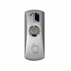 Surface-mounted zinc-alloy exit button, NO/COM