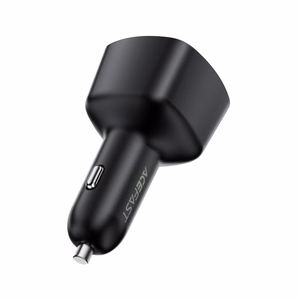 Acefast B18 200 W -autolaturi, 2 × USB-C + USB-A, musta