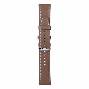 Hihna Samsung Galaxy Watch:lle Forcell F-Design FS21 reikänahka ekologinen 20 mm ruskea