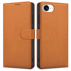 Fancy Wallet -lompakkokotelo Samsung S741 S26 FE -puhelimelle, ruskea