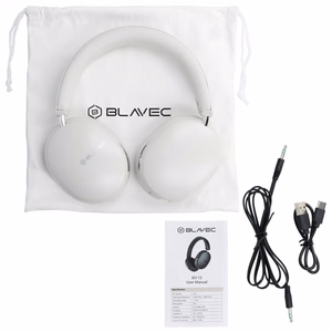 Blavec Over-ear Bluetooth-kuulokkeet BO-13 Bass Aceonix ANC (BO13-W) valkoinen