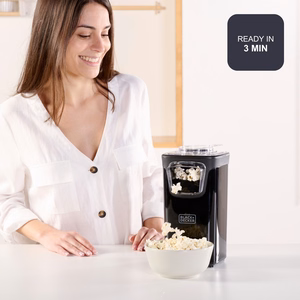 BLACK+DECKER BXPC1100E – popcorn-kone, 1100 W (ES9680100B)