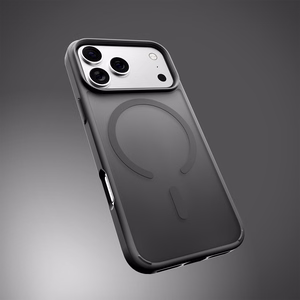 Puro Gradient TPU MagSafe -yhteensopiva Suojakuori iPhone 17 Pro:lle - harmaa