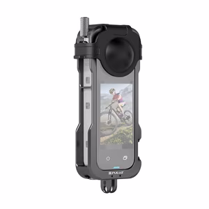 Metallinen suojakehys linssinsuojuksella PULUZ Insta360 X4 -kameralle