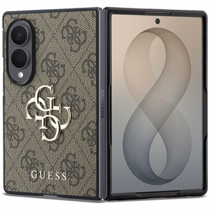 Ruskea Guess Big 4G Logo -suojakuori Samsung Galaxy Z Fold8 -puhelimelle
