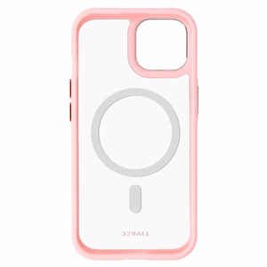Liavec Hybrid Magsafe Clear Case for Iphone 15 light pink