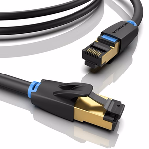 PATCH CABLE CAT.8 SFTP/5M BLACK IKABJ VENTION