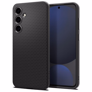 Spigen Liquid Air suojakuori laitteelle Samsung Galaxy S24 FE, musta