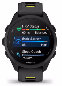 Garmin Forerunner 170 Music digitaalinen GPS-älykello kosketusnäytöllä 3.05 cm (1.2") AMOLED, 42 mm, 390 × 390 musta