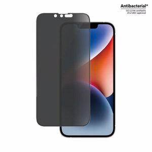 PanzerGlass Ultra-Wide Fit karkaistu antibakteerinen yksityisyyslasi iPhone 14/13 Pro/13