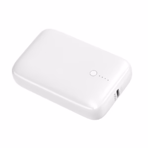 Varavirtalähde POWER BANK Platinet 10000mAh (1xUSB; 1xType-C; 20W) valkoinen