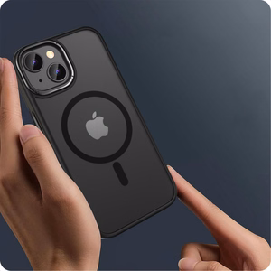 Tech-Protect MagMat 2 MagSafe Suojakuori iPhone 15:lle - matta musta