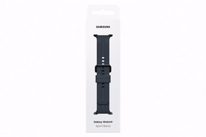 Samsung SNL35LB Sport Band -ranneke (M/L) Galaxy Watch9 / Galaxy Watch8 -kelloille, musta