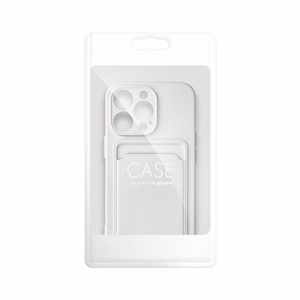 Suojakuori iPhone 15 PRO:lle Card Case valkoinen