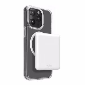 Puro Power Mag 5000mAh tehopankki MagSafe USB-C:llä - Valkoinen