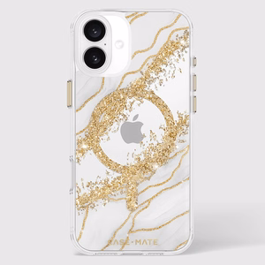 Case-Mate Karat MagSafe suojakuori iPhone 16 Plus -laitteelle, Granite -kuvioinen
