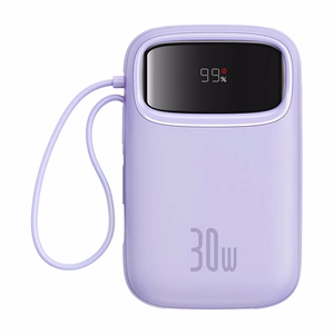 Baseus QPow 2 10000mAh 30W 2xUSB-C powerbank (violetti)