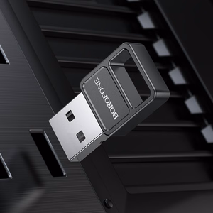 Borofone DH8 Bluetooth 5.1 -sovitin USB, musta