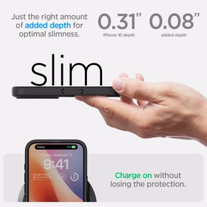 Spigen Ultra Hybrid Suojakuori iPhone 16 6,1 mattamusta
