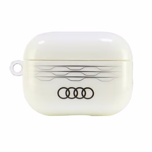 Audi IML Geometric Pattern Suojakuori AirPods Pro 2:lle - valkoinen