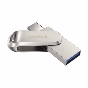 SanDisk Ultra Dual Drive Luxe USB-muistitikku 1000 GB USB Type-A / USB Type-C 3.2 Gen 1 ruostumaton teräs