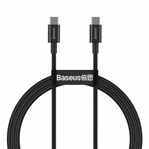 Baseus Superior USB-kaapeli USB 2.0 1 m USB-C musta