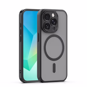 Mag Matt Suojakuori iPhone 15 Pro 6,1" musta kameransuoja