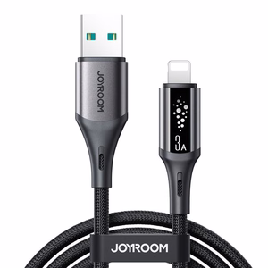 Joyroom S-A60 StarTalk 3A USB-A – Lightning -kaapeli, 1.2m, musta
