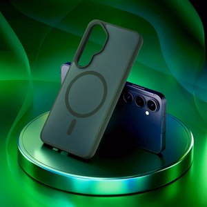Samsung Galaxy S26+ – 3mk Smoke MagCase vihreä puhelimen suojakuori