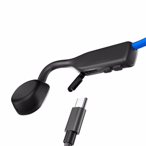 SHOKZ OpenMove langattomat Bluetooth-kuulokkeet korvakoukku sininen
