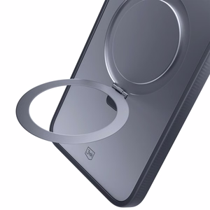 3mk Smoke Case Mag&Stand Apple iPhone 16E:lle - musta