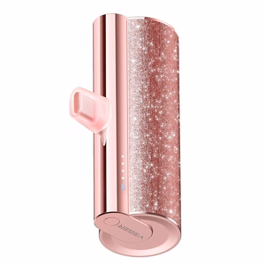 Varavirtalähde Veger PlugOn (W0573) PD QC3.0 2,4A 12W 5000 mAh sisäänrakennetulla USB-C-liittimellä vaaleanpunainen