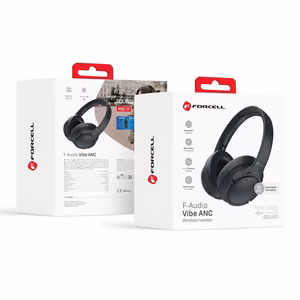 Langattomat on-ear-kuulokkeet Forcell F-Audio TWS Vibe ANC + TUYA APP musta