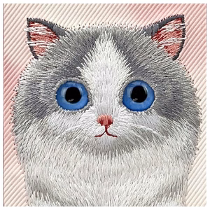 NIMMY Suojakuori BIG EYED PET 2.0 Kissa iPhone 16 Pro Max:lle vaaleanpunainen