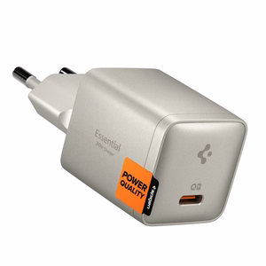 Spigen Essential EE301EU 1-porttinen 30 W seinälaturi – titaanin värinen