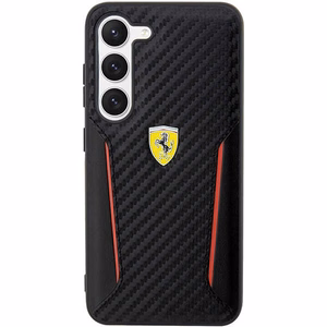 Ferrari FEHCS23MNPYK S23+ S916 musta/musta kovakuori Carbon Contrast Edges
