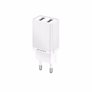 Laturi Awei C15-EU 10W 2xUSB-A valkoinen